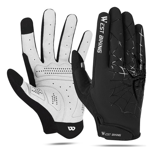 Guantes Ciclismo Pantalla Táctil Dedos Completos