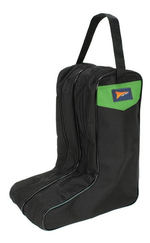 Porta Botas Em Lona De Nylon Verde Fast Back 30068