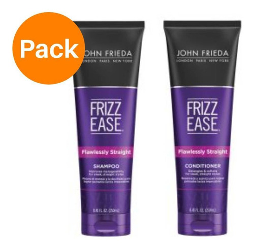 John Frieda Pack Shampoo + Acondicionad Flawlessly Straight