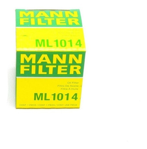 Filtro Aceite Tiida 2011 1.8 Mann Ml1014
