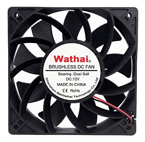 Wathai 120 Mm X 25 Mm 12v Ventilador De Alta Presión De Aire