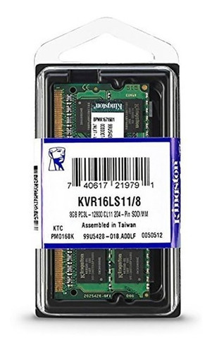 Imagen 2 de 3 de Memoria Kingston 8gb Ddr3 1600 Mhz Laptop Sodimm Nuevas !!