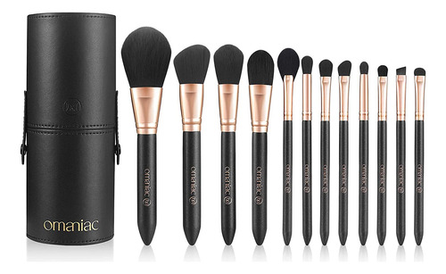 Omaniac® Makeup Brushes Set Professional (12pcs), Premium...