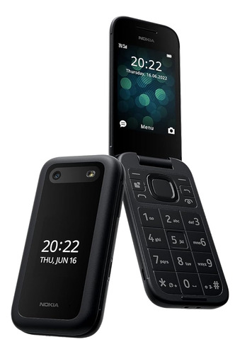 Nokia 2660 Flip Dual SIM 128 MB black 48 MB RAM