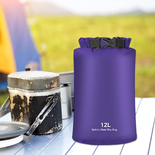 Bolsa Impermeable Bolsas De Almacenamiento 12l Púrpura