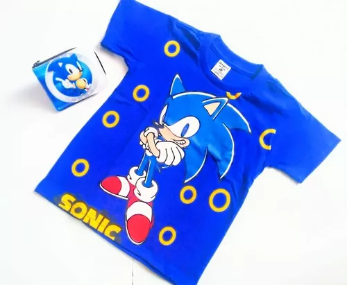 Carteira Para Crianças Sonic Mania 2 Peças Meninos