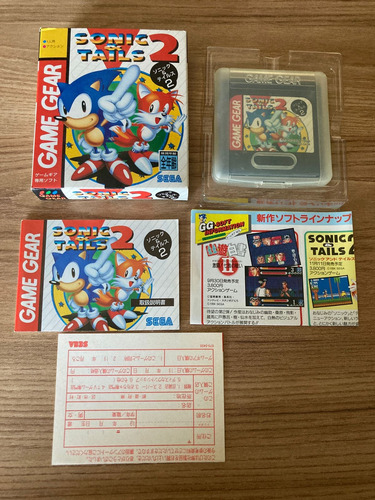 Sonic E Tails 2 - Sega Game Gear - Original Japonês