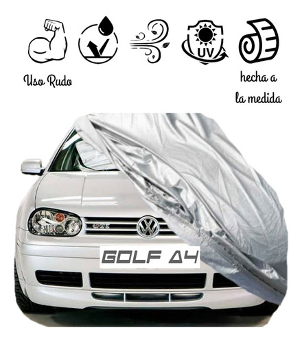 Cobertura / Lona / Cubre Auto Golf A4 Con Broche 1998