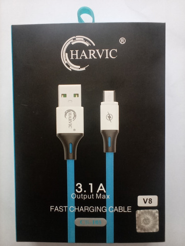 Imagen 1 de 2 de Cable De Datos Harvic V8 Micro Usb