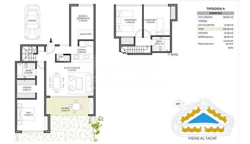 Imagen 5 de 14 de Venta Departamento .duplex Con Jardin Vista Al Espejo De Agua Del Condominio El Reflejo. Nordelta