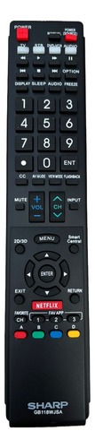 Control Remoto Original  Smart Tv 4k Sharp Gb118wjsa