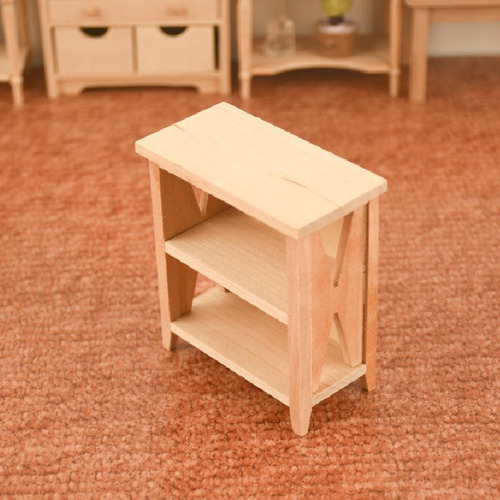 3 X 12 A Casa De Muñecas Estante De Exhibición De Madera