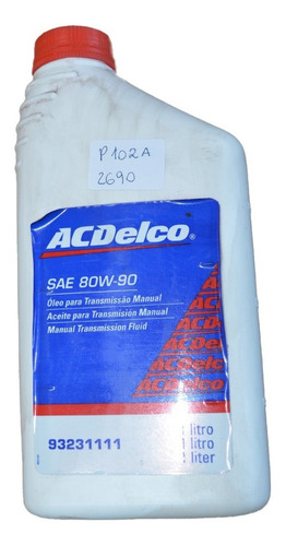 Imagem 1 de 1 de Óleo Câmbio Ac Delco 80w90