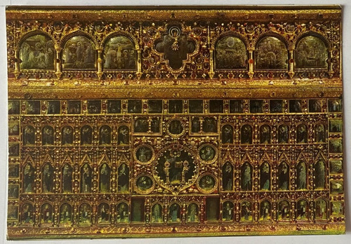 Antigua Postal, Pala D'oro, Basílica, Venecia, Italia, P0274