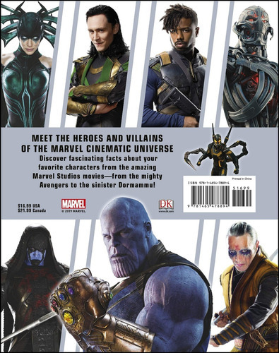Marvel Studios Character Encyclopedia, De Adam Bray. Editorial Dk Publishing, Tapa Dura En Inglés, 2019
