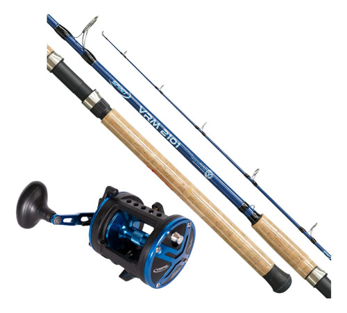 Combo Spinit Caña Vrm 2.10 1 Tramo + Reel Off Shore X