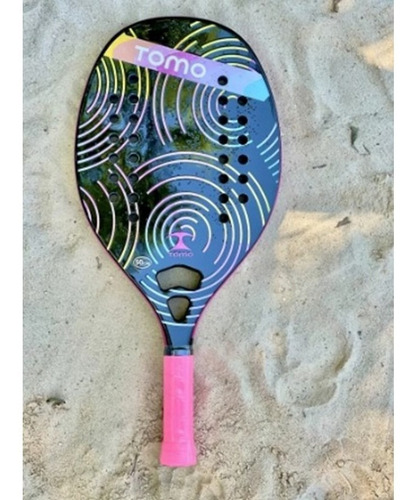 Space Raquete Beach Tennis Carbono 12k Leve E Capa - Tomo