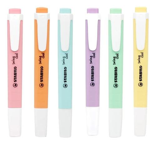 Destacador Stabilo Swing Cool, 1 Unidad, Distintos Colores