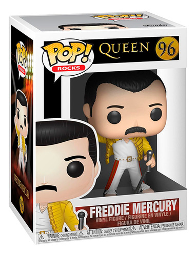 Funko Pop Freddie Mercury - Queen # 96 + Protector