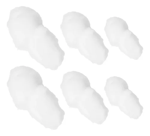 Decoración De Nubes De Algodón Con Fondo De Nube, 6 Unidades