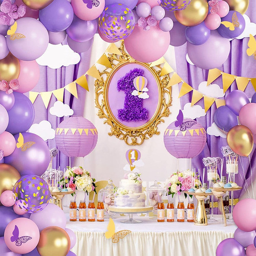 2025new Arreglo De Globos Mariposa Decoracion De Cumpleaños