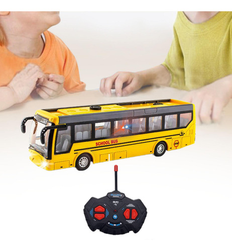 Autobús De Control Remoto Por Radio Para Niños, Autobús