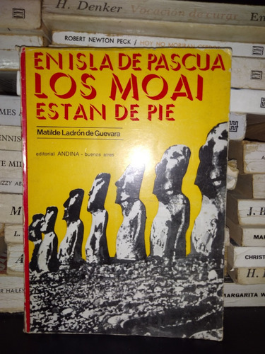 En Isla De Pascua Los Moai Estan De Pie -m Ladron De Guevara