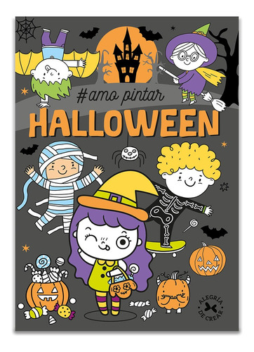 Libro Para Colorear Halloween Dibujos Para Niños Amo Pintar