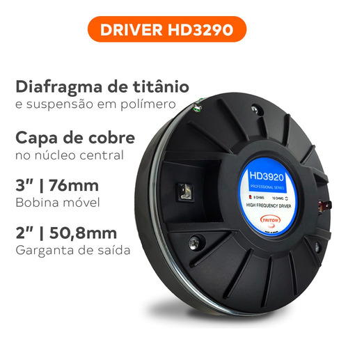 Driver Triton Titanium Hd 3920 8 Ohms 250w Profissional