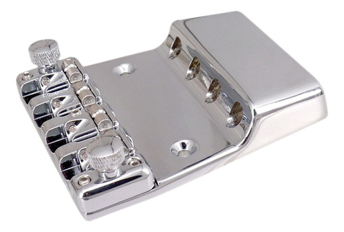 4 Cordas Duro Cauda Fixa Bass Guitar Bridge W/ 4x Parafusos