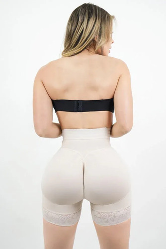 Short Push Up Reloj De Arena Bella Michell Kani Fp1572 Beige Eg