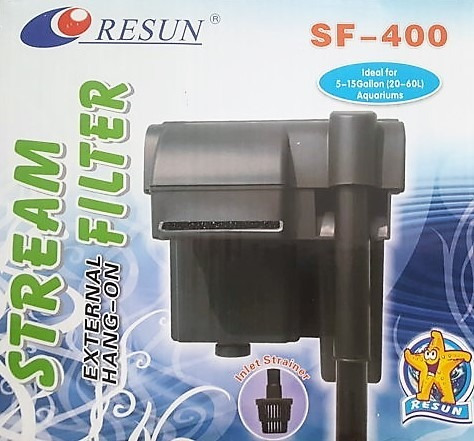 Filtro Cascada Resun Sf-400 Silencioso 360 L/h Acuario