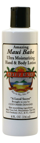 Maui Babe Locion Hidratante Para Manos Y Cuerpo, 8 Onzas Liq