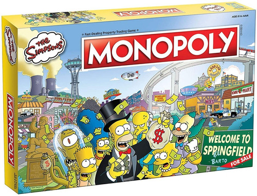 Monopoly Los Simpson - Juego De Mesa  -hasbro