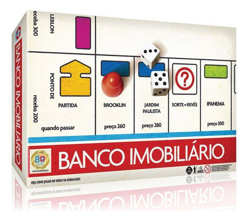 Banco Imobiliário Retrô Edición de 80 años - Estrela