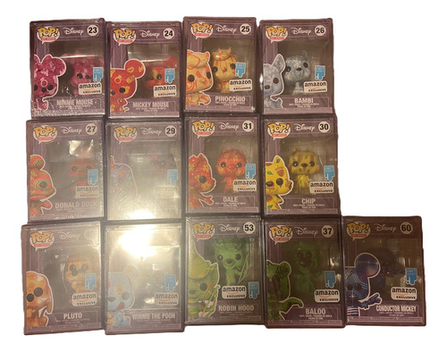 Set 13 Funko Artist Series: Disney Treasures From The Vault (Usado)