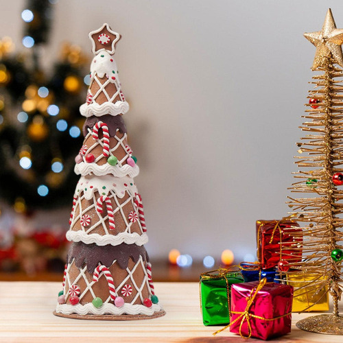 Decoración De Mesa De Navidad, Adorno De Árbol De Pequeño
