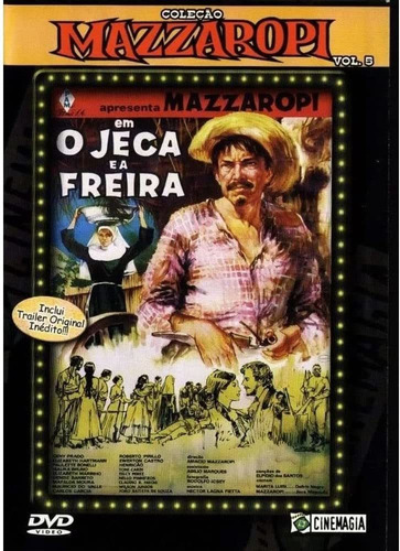 Mazzaropi O Jeca E A Freira Dvd Original Lacrado