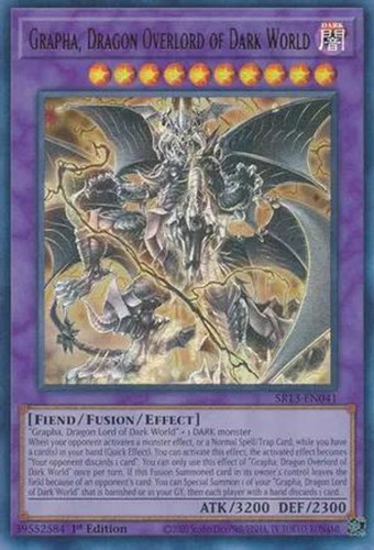 Grapha, Dragon Overlord Of Dark World - Ultra Rare     Sr13