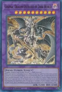 Grapha, Dragon Overlord Of Dark World - Ultra Rare Sr13