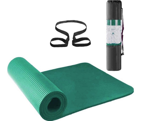Imagen 1 de 6 de Colchoneta Mat Yoga Nbr 10mm Ranbak 732 Bolso+correa + Envio