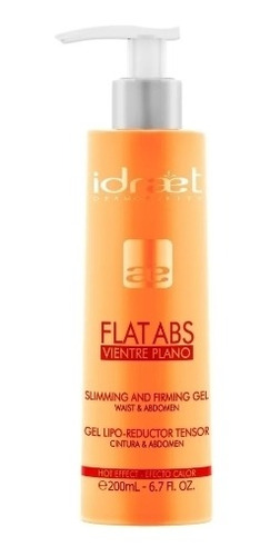 Flat Abs Vientre Plano Idraet 20ml. Gel Lipo Reductor Tensor