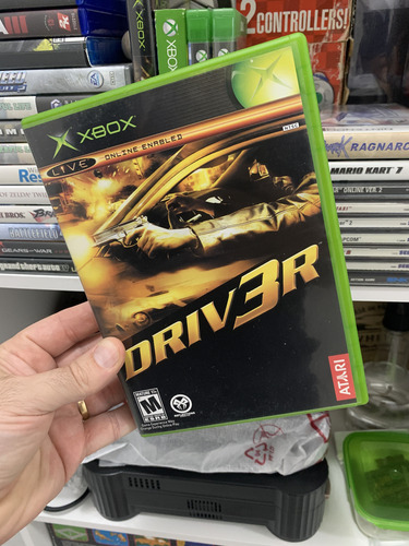 Driver 3 Xbox Classic Jogo 100% Original Completo (Usado)