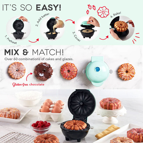Pie Maker Mini Breakfast Flower Electric Feet
