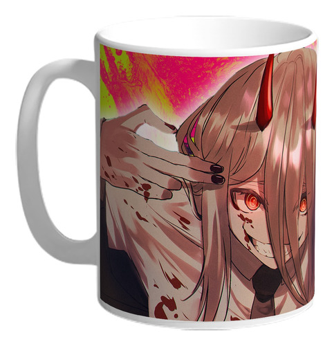 Taza De Plástico Chainsaw Man Power #01