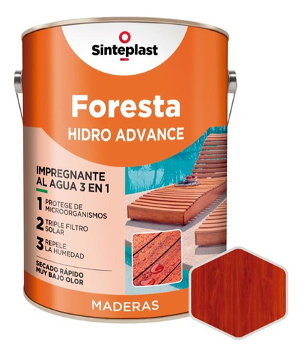 Foresta Hidro Advance Sinteplast | 1 Lt | +5 Colores