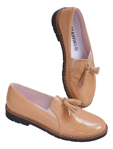 Mocasín Oxford Calzado Elegante Dama 35/40