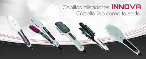 Imagen 7 de 10 de Alisador Gama Nano Ceramic Cepillo Innova Digital Antifrizz No Frizz Pelos Suaves Cabellos Brillosos - Garantia (133)