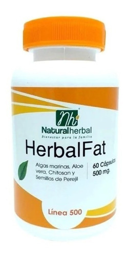 Quemador De Grasa Potente Y Natural Herbal Fat, 500 Mg