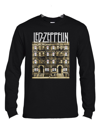 Polera Ml Led Zeppelin Physical Graffiti Rock Abominatron